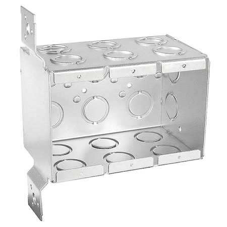 Southwire Electrical Box, 65 cu in, Masonry Box Type, 3 Gangs, Steel TB-335-F